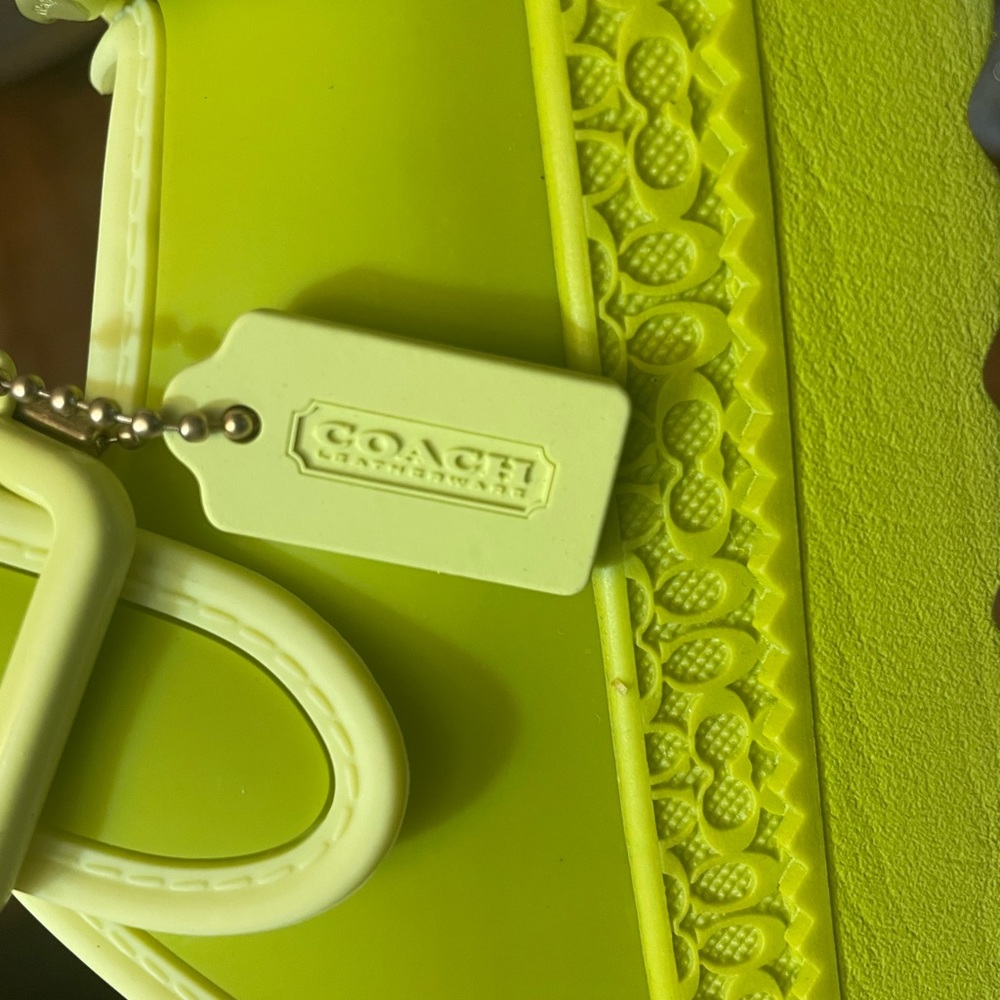 Coach platform slides. New without tags.
